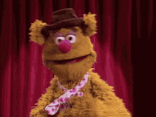Fozzie Bear from the Muppets